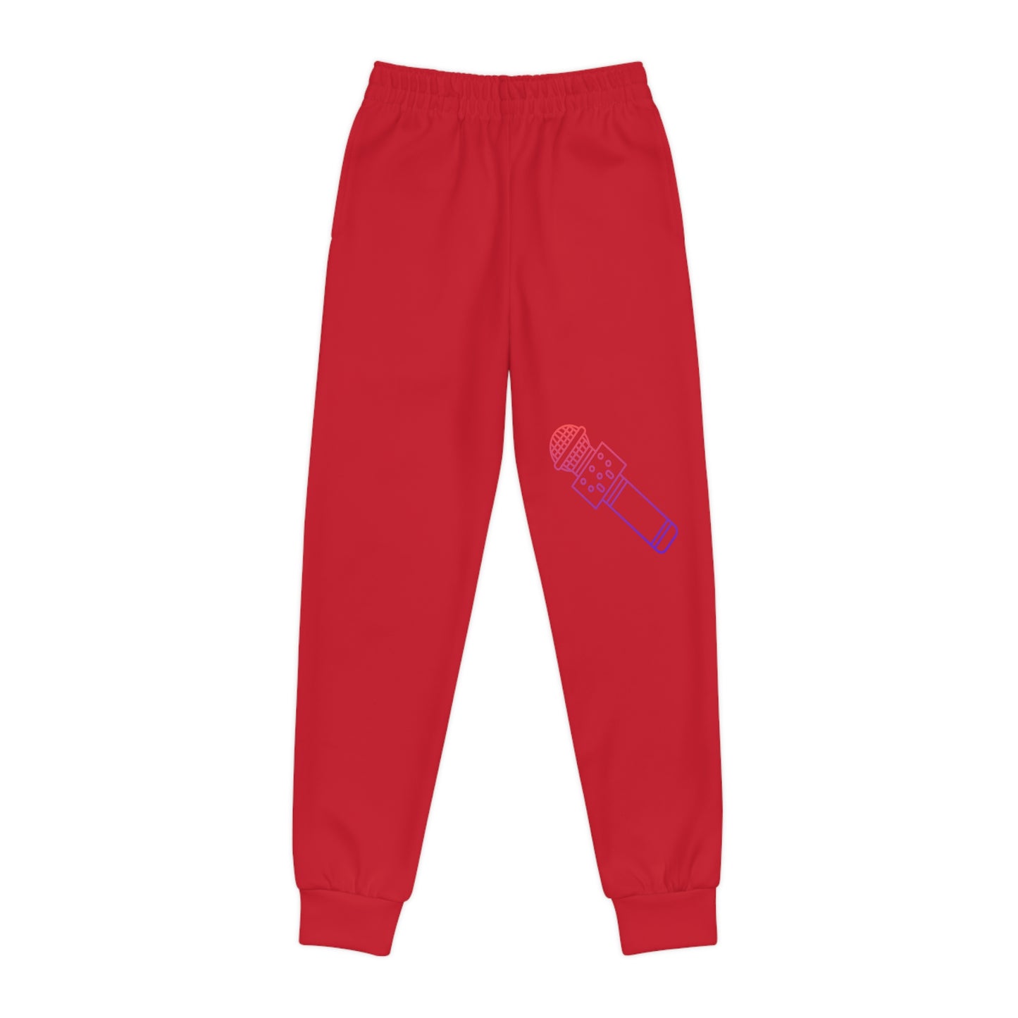 Youth Joggers: Music Dark Red