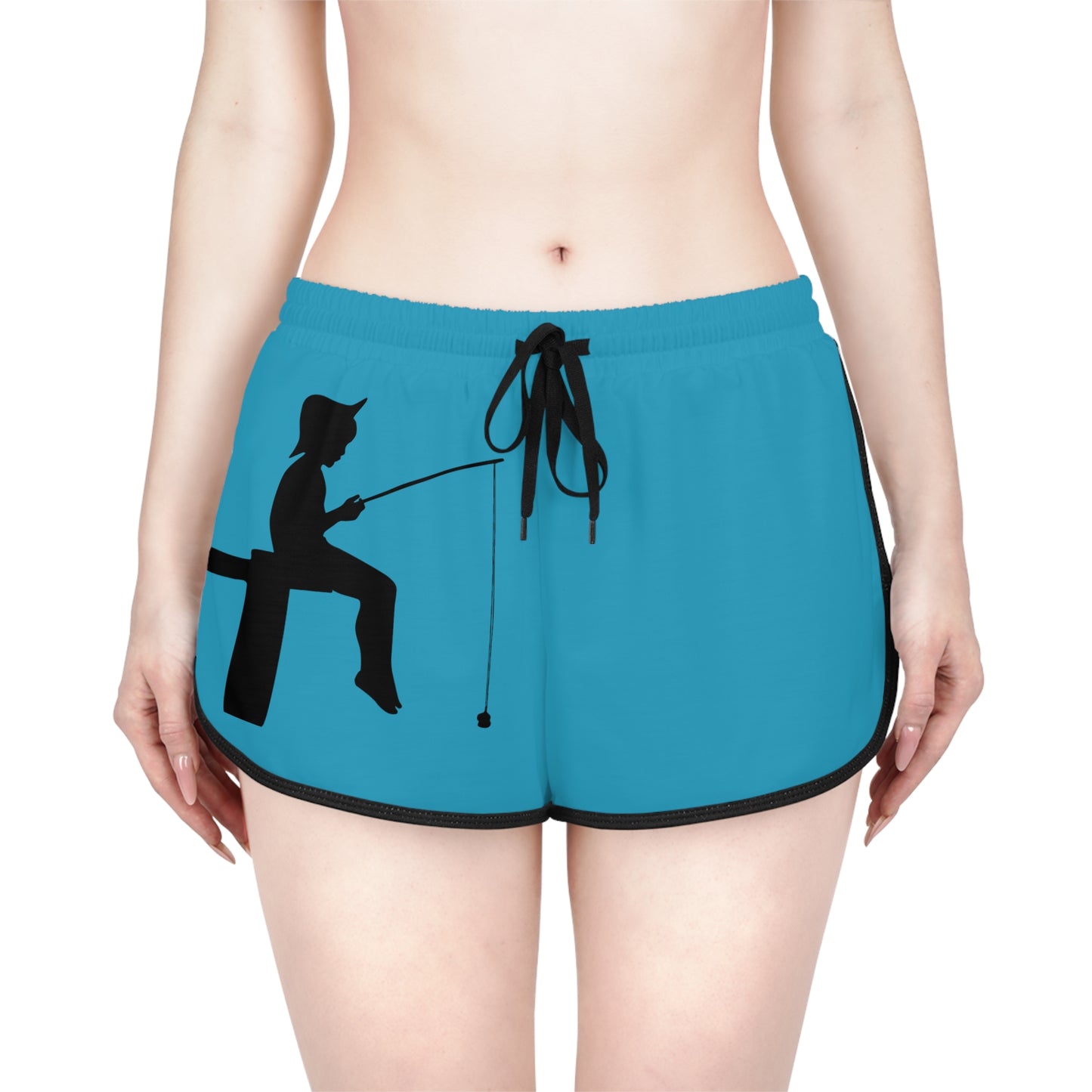 Women's Relaxed Shorts: Fishing Turquoise