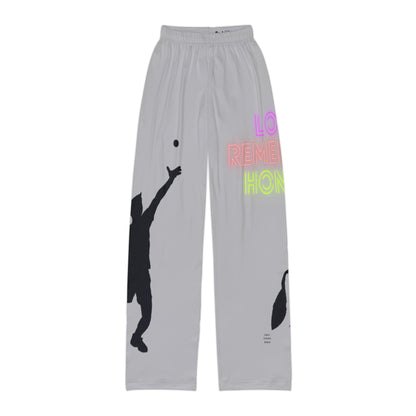 Kids Pajama Pants: Tennis Lite Grey