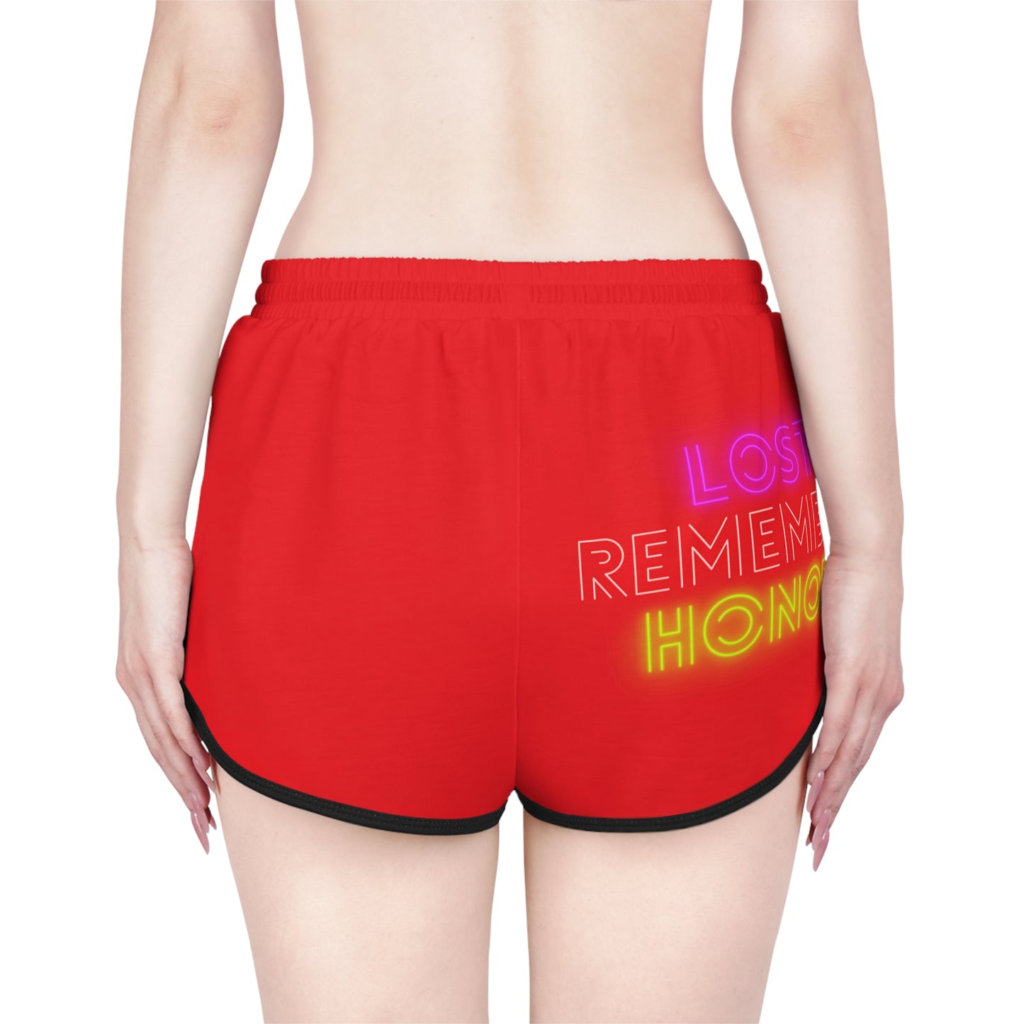 Women's Relaxed Shorts: Bowling Red
