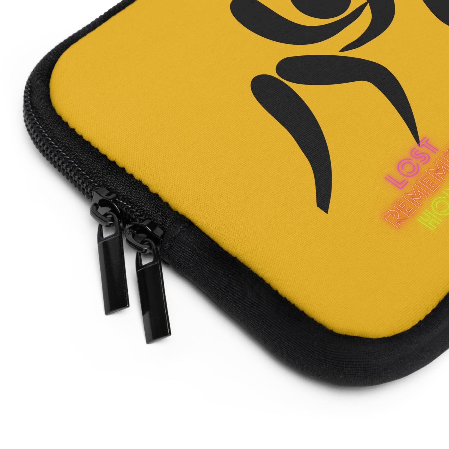 Laptop Sleeve: Wrestling Yellow