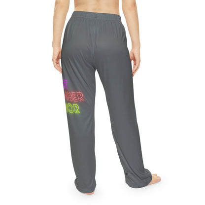 Women's Pajama Pants: Lost Remember Honor Dark Grey