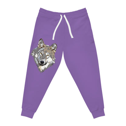 Athletic Joggers: Wolves Lite Purple