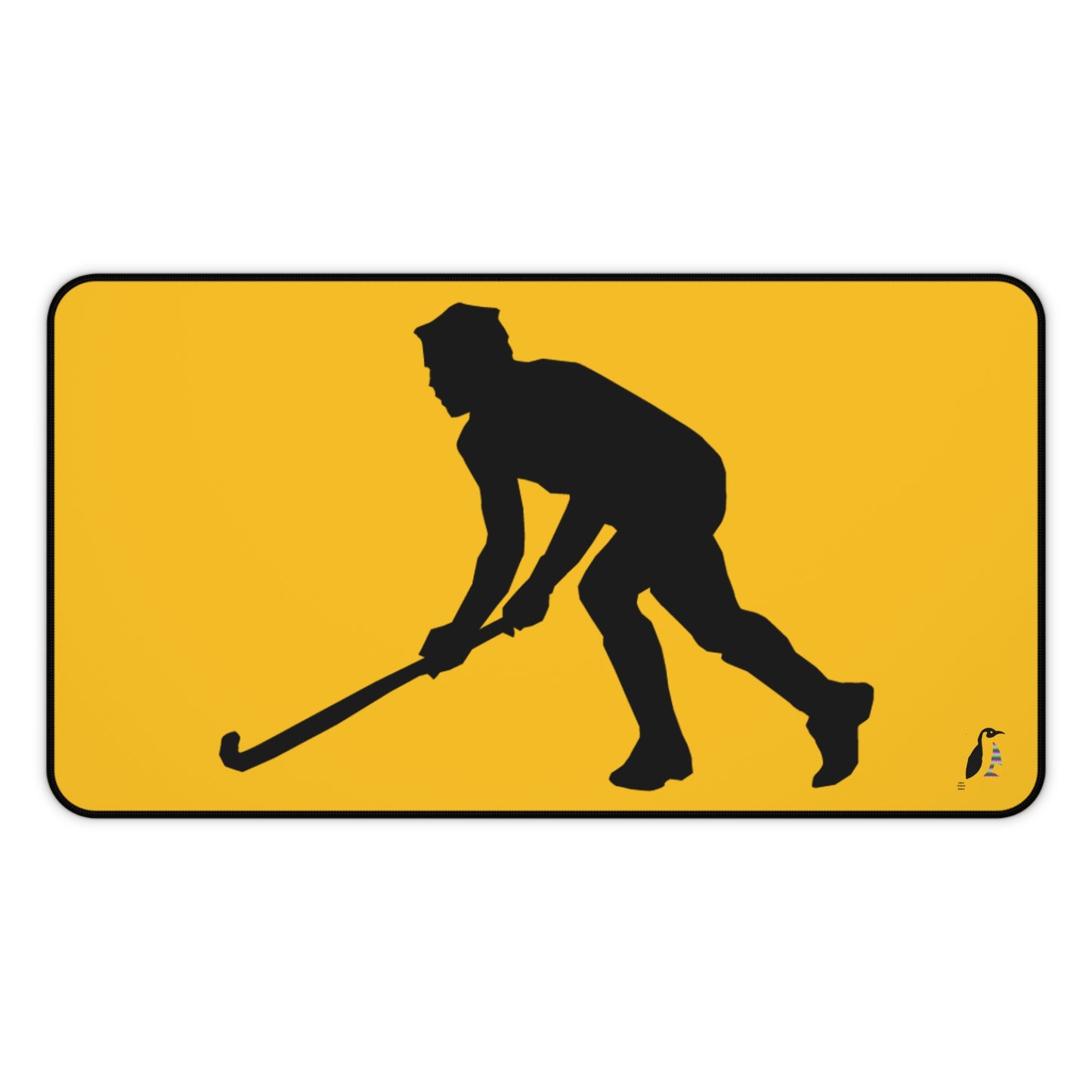 Desk Mat: Hockey Yellow