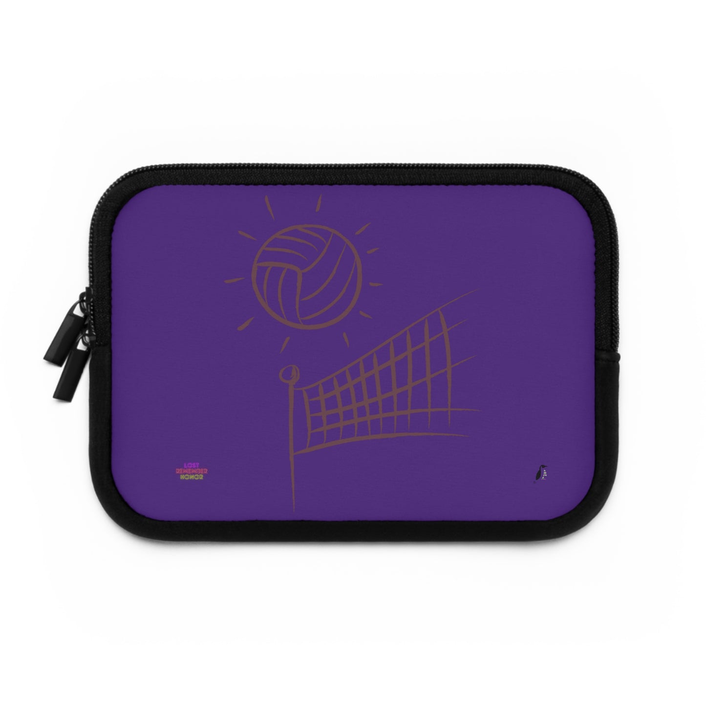 Laptop Sleeve: Volleyball Purple