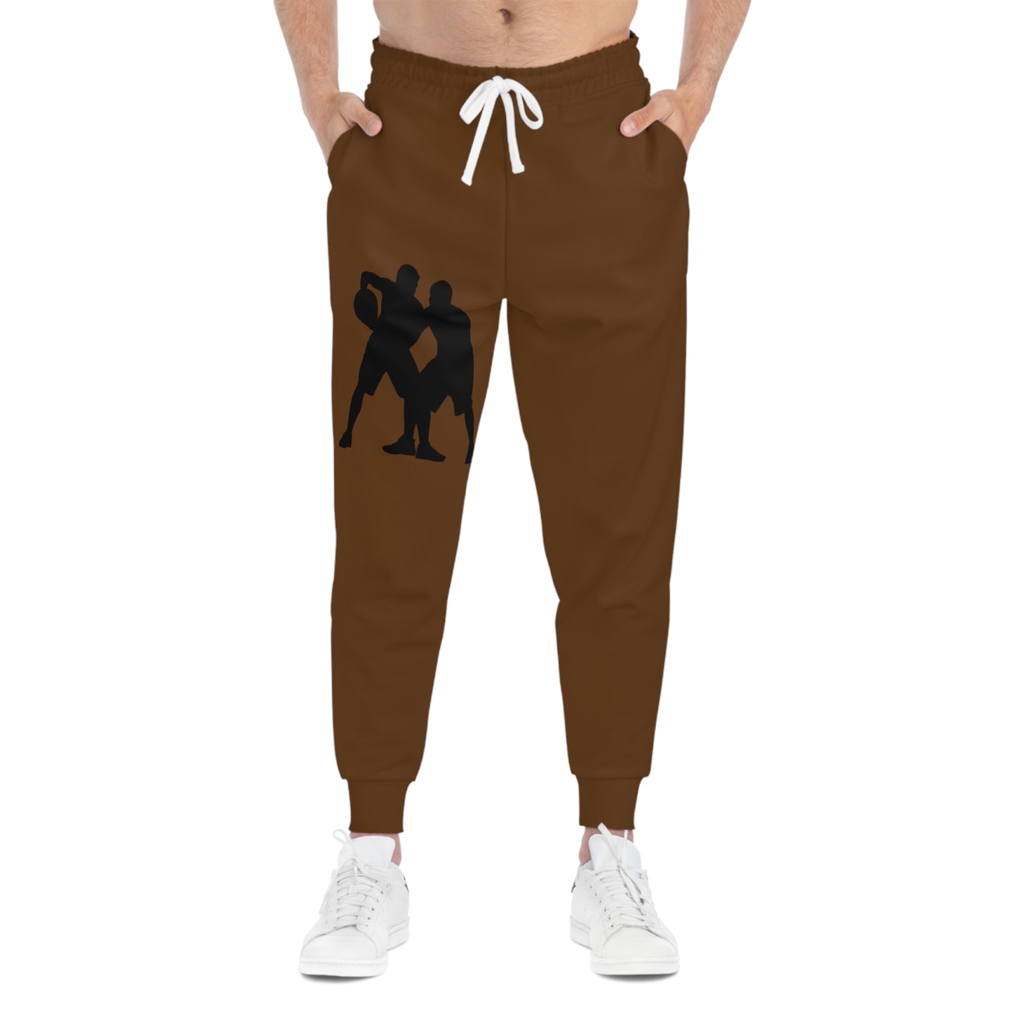 Athletic Joggers: Basketball Brown