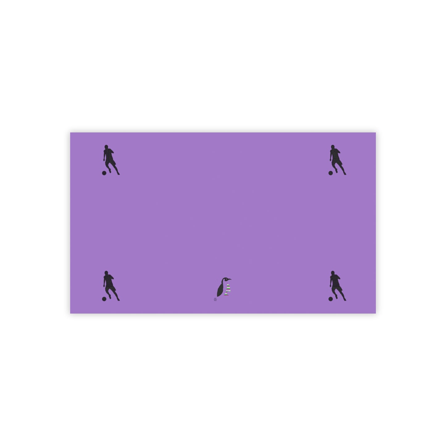 Post-it® Note Pads: Soccer Lite Purple