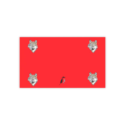 Post-it® Note Pads: Wolves Red