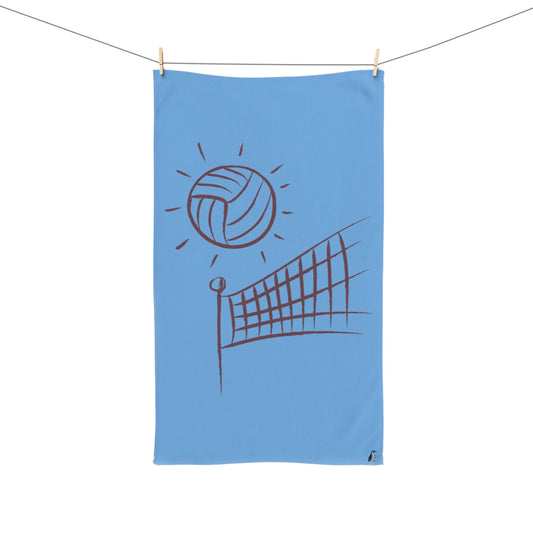 Hand Towel: Volleyball Lite Blue