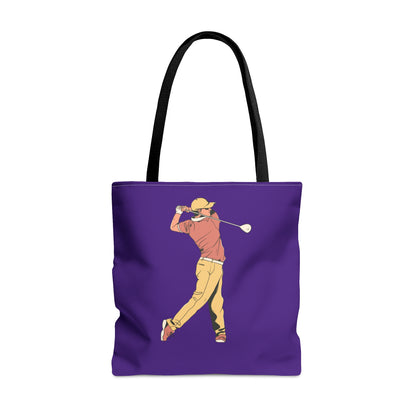 Tote Bag: Golf Purple