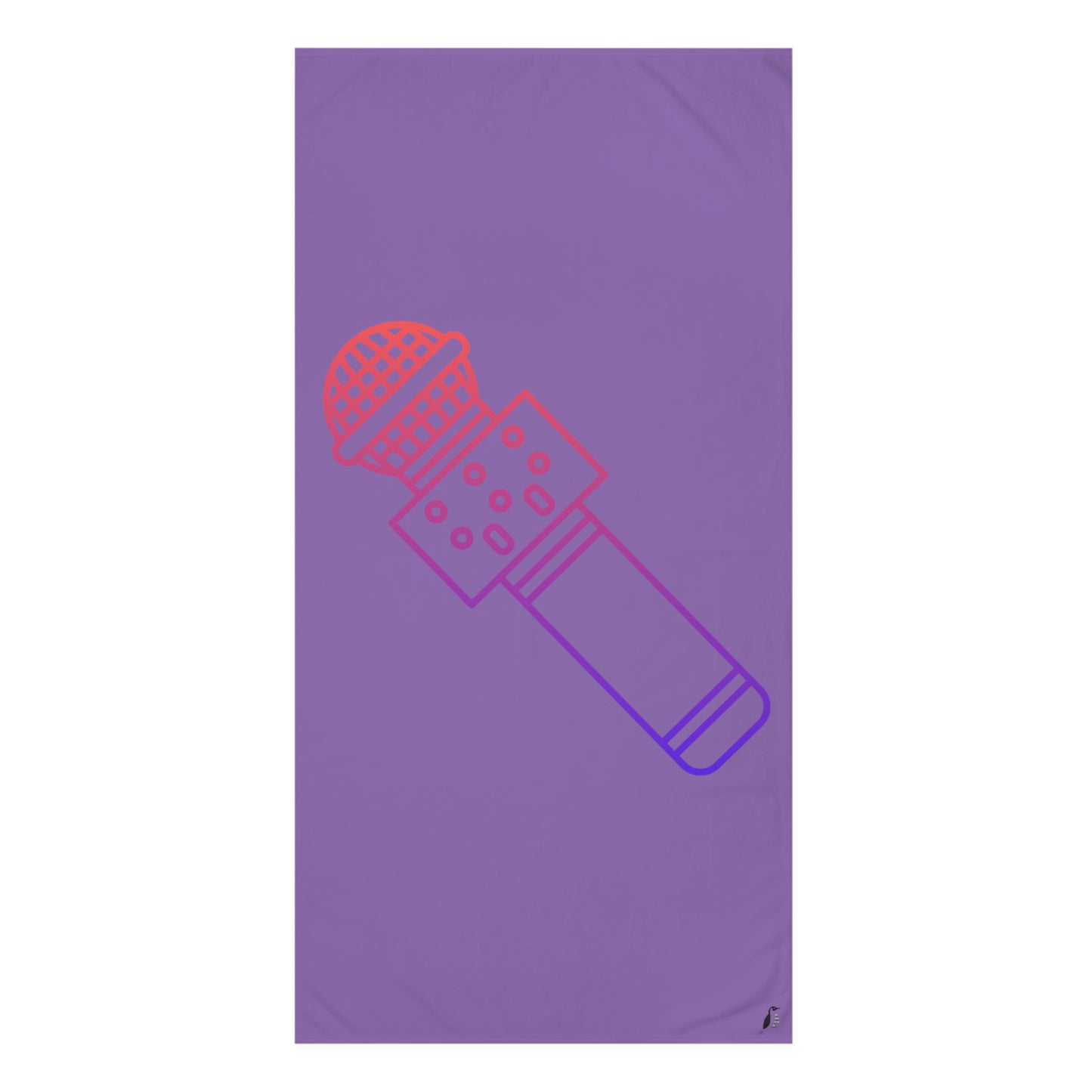 Mink-Cotton Towel: Music Lite Purple