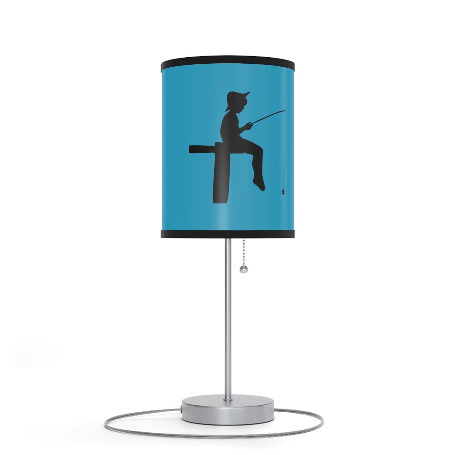 Lamp on a Stand, US|CA plug: Fishing Turquoise