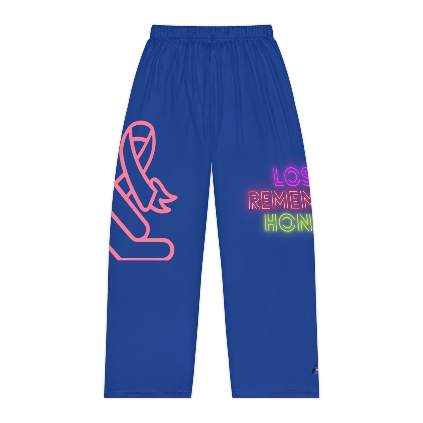 Women's Pajama Pants: Fight Cancer Dark Blue