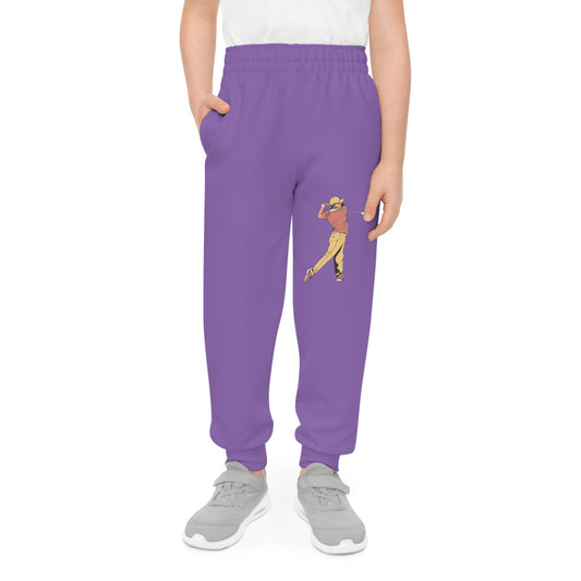 Youth Joggers: Golf Lite Purple