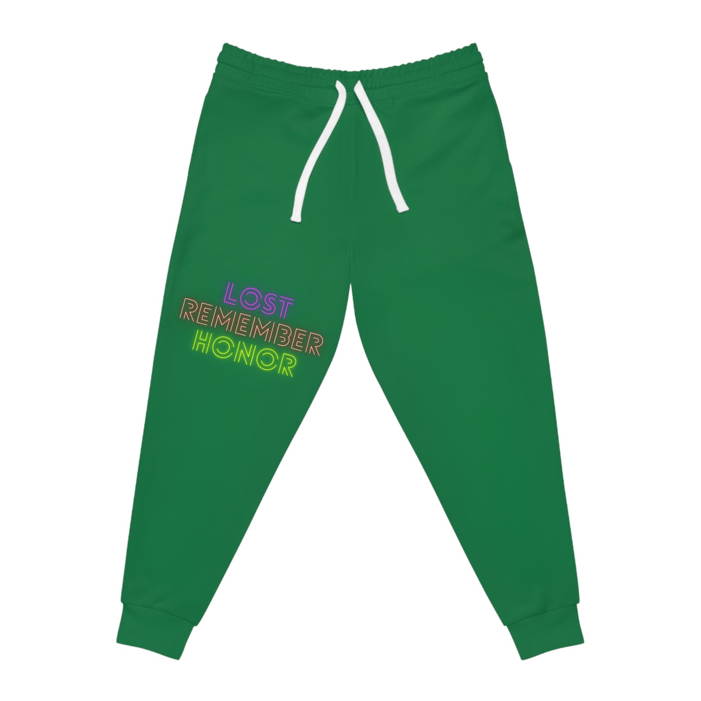 Athletic Joggers: Lost Remember Honor Dark Green