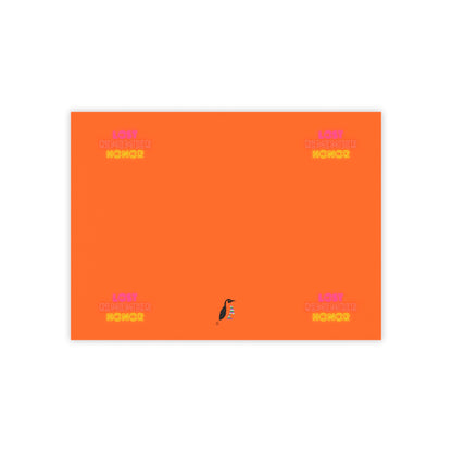 Post-it® Note Pads: Lost Remember Honor Orange