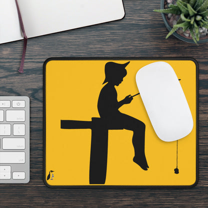 Gaming Mouse Pad: Fishing Yellow