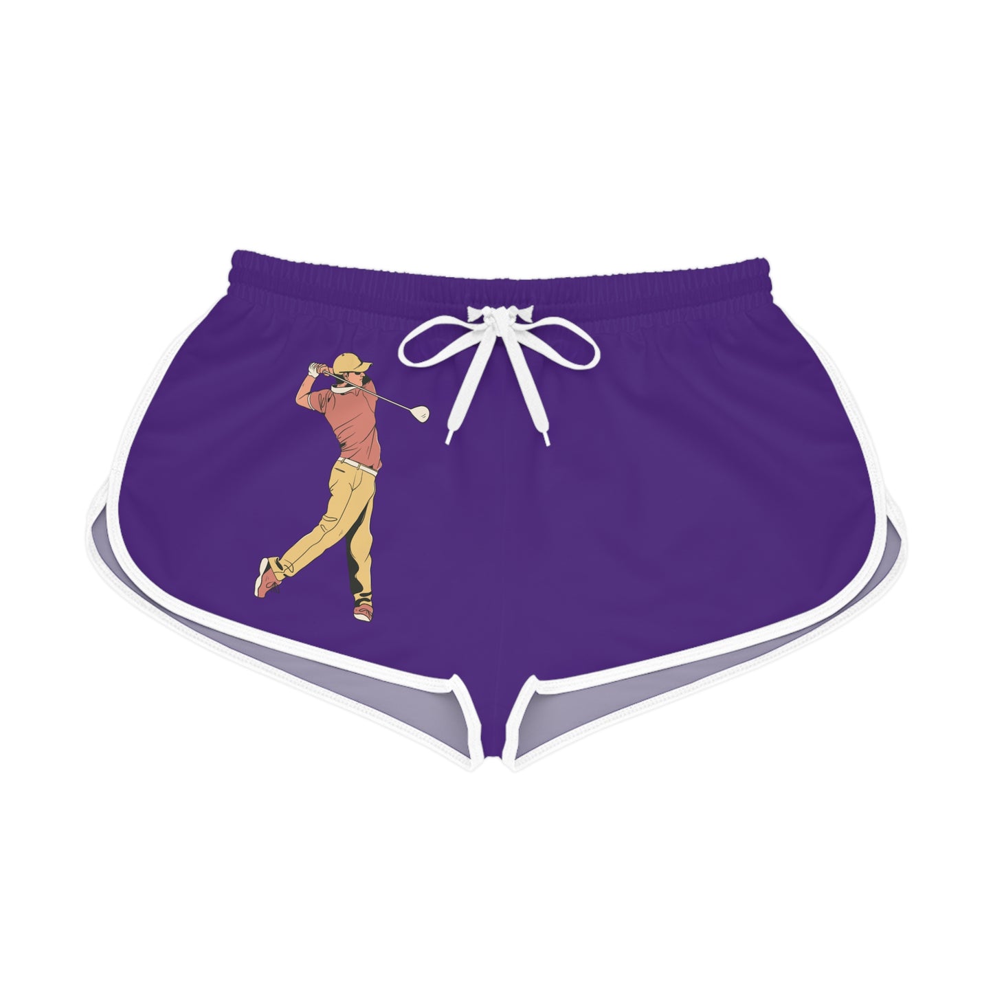 Women's Relaxed Shorts: Golf Purple