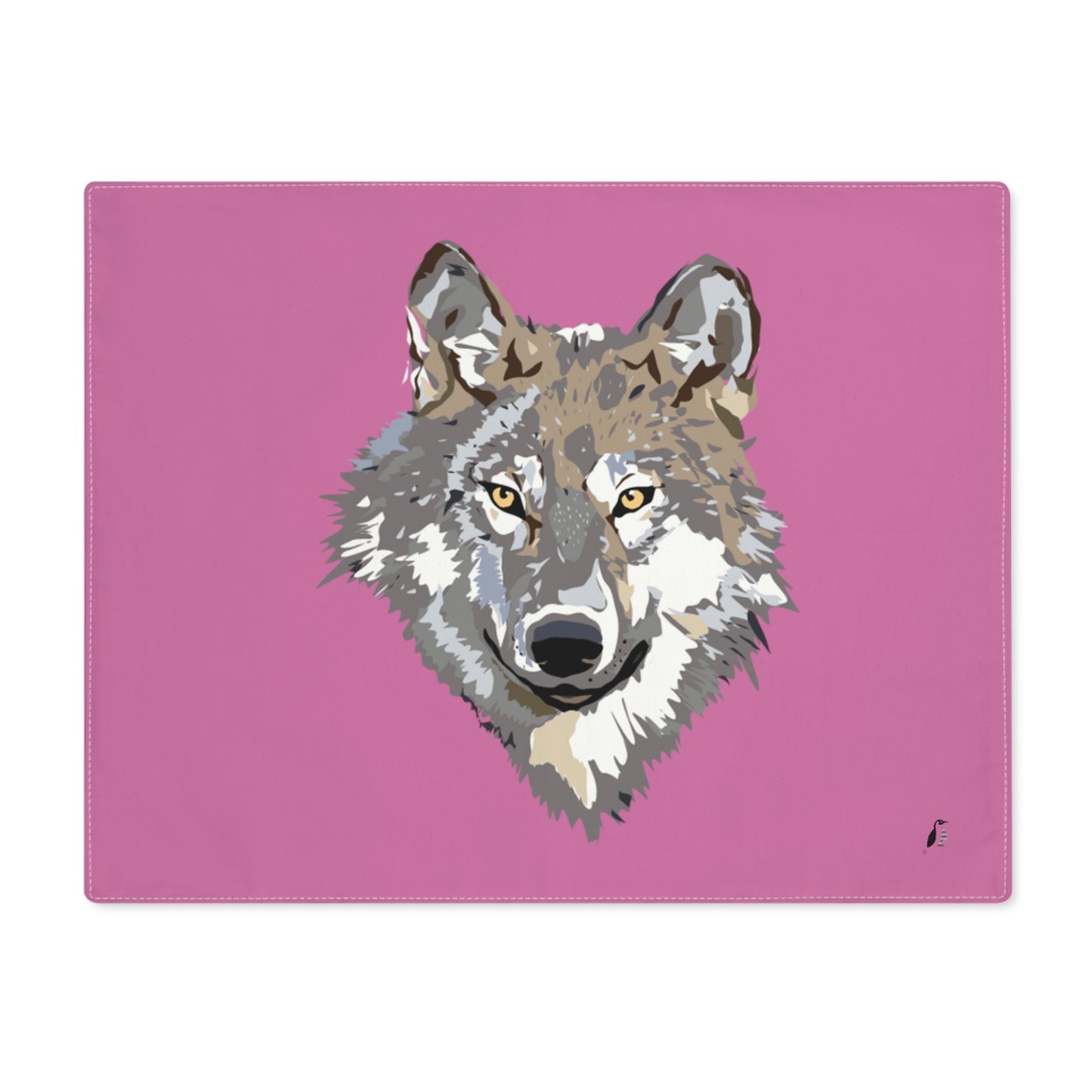 Placemat, 1pc: Wolves Lite Pink