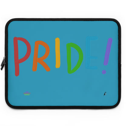 Laptop Sleeve: LGBTQ Pride Turquoise