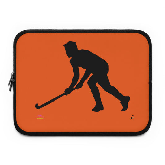 Laptop Sleeve: Hockey Orange
