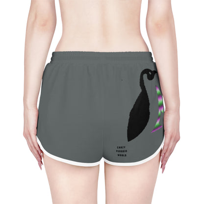 Women's Relaxed Shorts: Lost Remember Honor Dark Grey