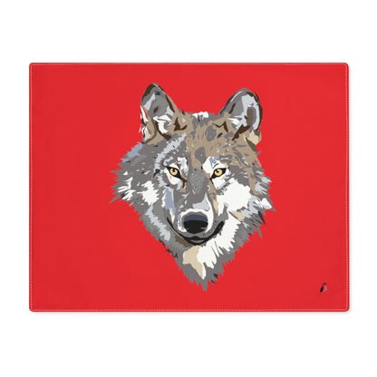 Placemat, 1pc: Wolves Red