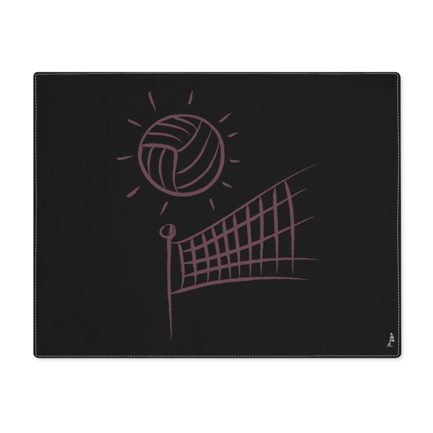 Placemat, 1pc: Volleyball Black