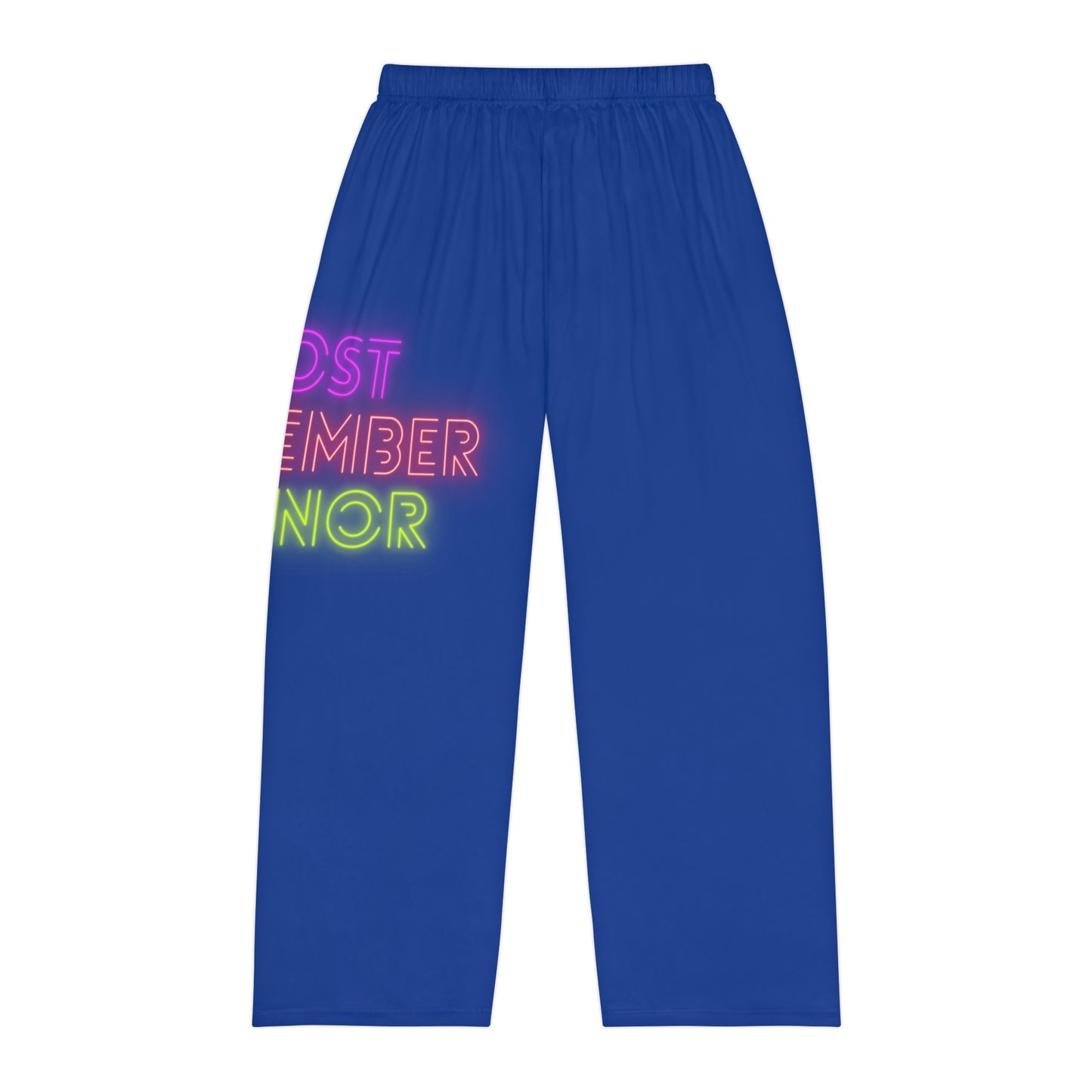 Men's Pajama Pants: Lost Remember Honor Dark Blue