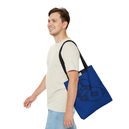 Tote Bag: Football Dark Blue