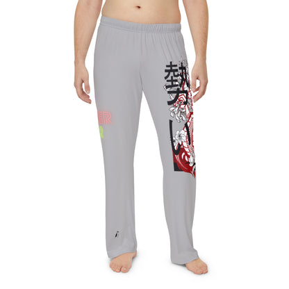 Men's Pajama Pants: Dragons Lite Grey