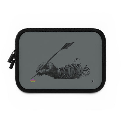 Laptop Sleeve: Writing Dark Grey