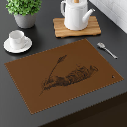 Placemat, 1pc: Writing Brown