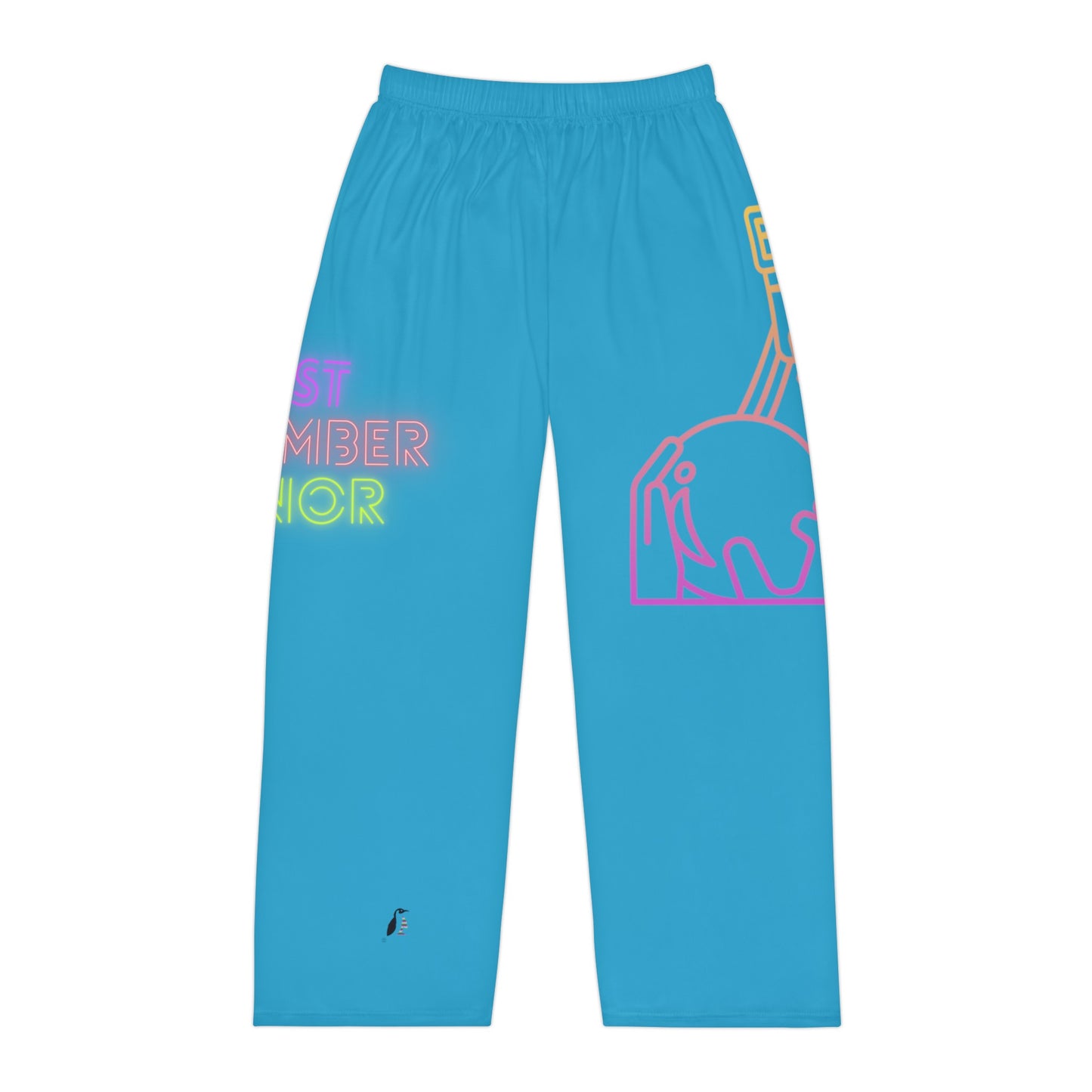 Men's Pajama Pants: Bowling Turquoise