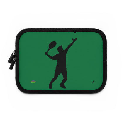 Laptop Sleeve: Tennis Dark Green