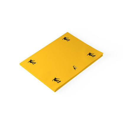 Post-it® Note Pads: Skateboarding Yellow