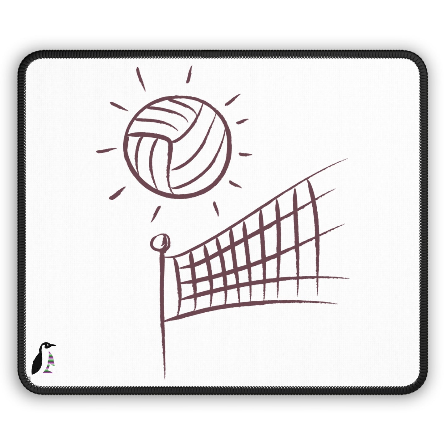 Gaming Mouse Pad: Volleyball White