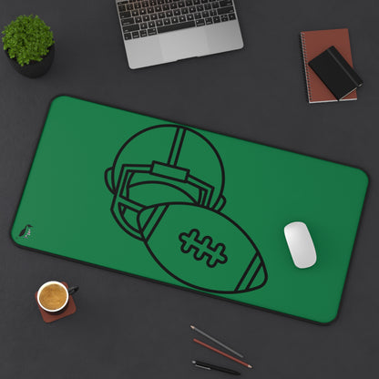 Desk Mat: Football Dark Green