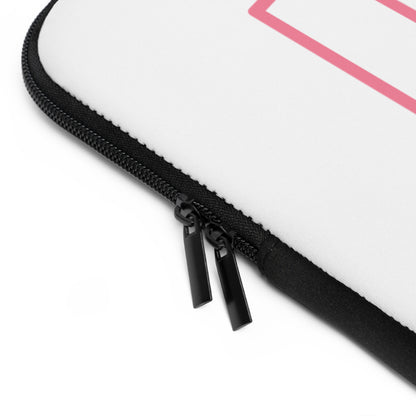 Laptop Sleeve: Fight Cancer White