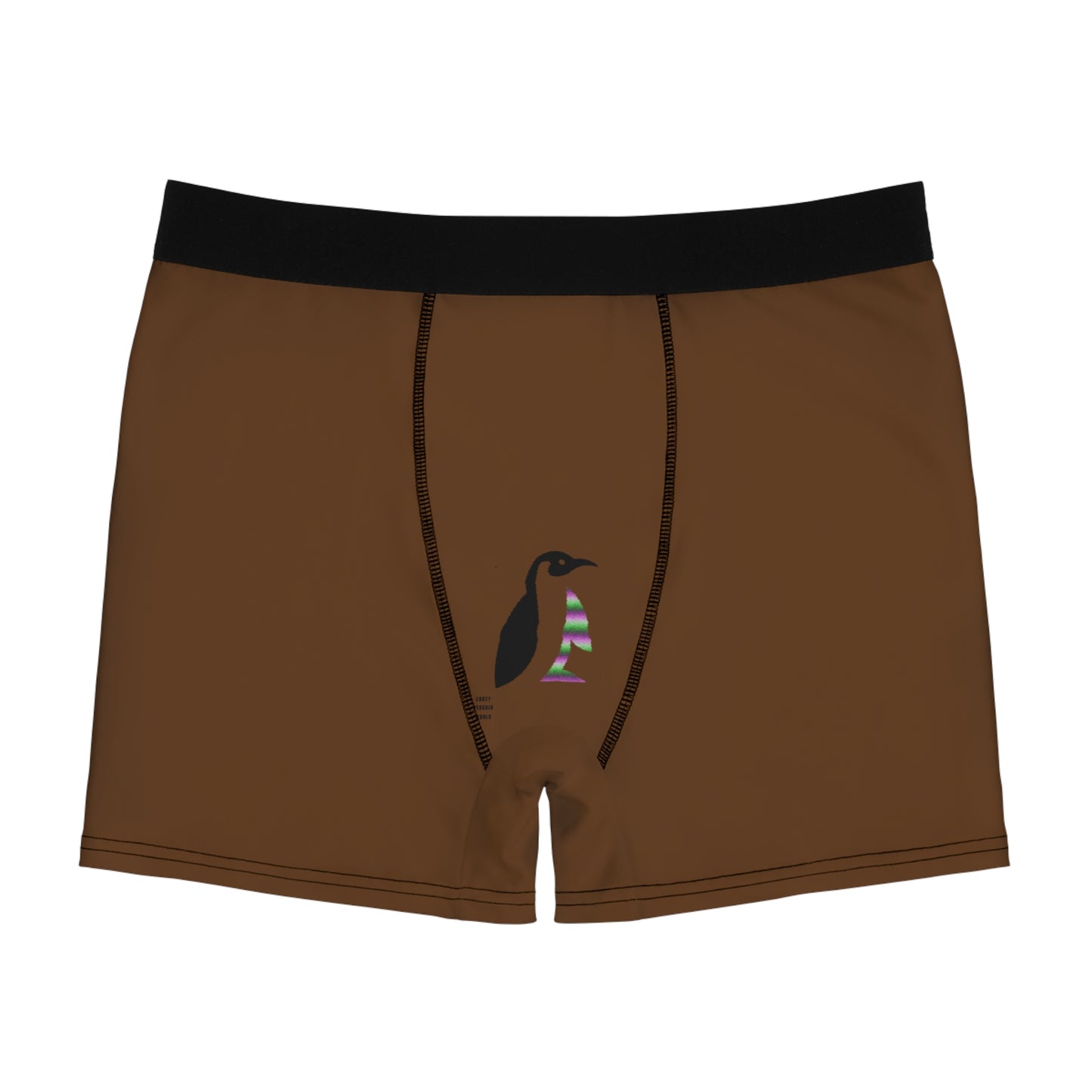 Men's Boxer Briefs: Music Brown