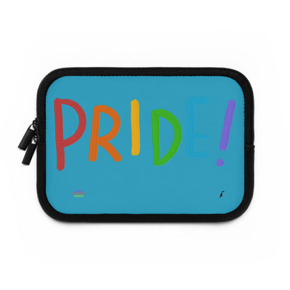 Laptop Sleeve: LGBTQ Pride Turquoise