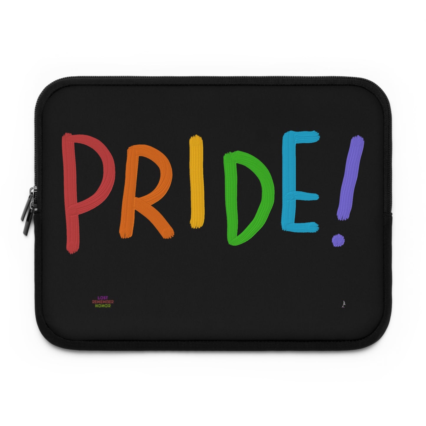 Laptop Sleeve: LGBTQ Pride Black