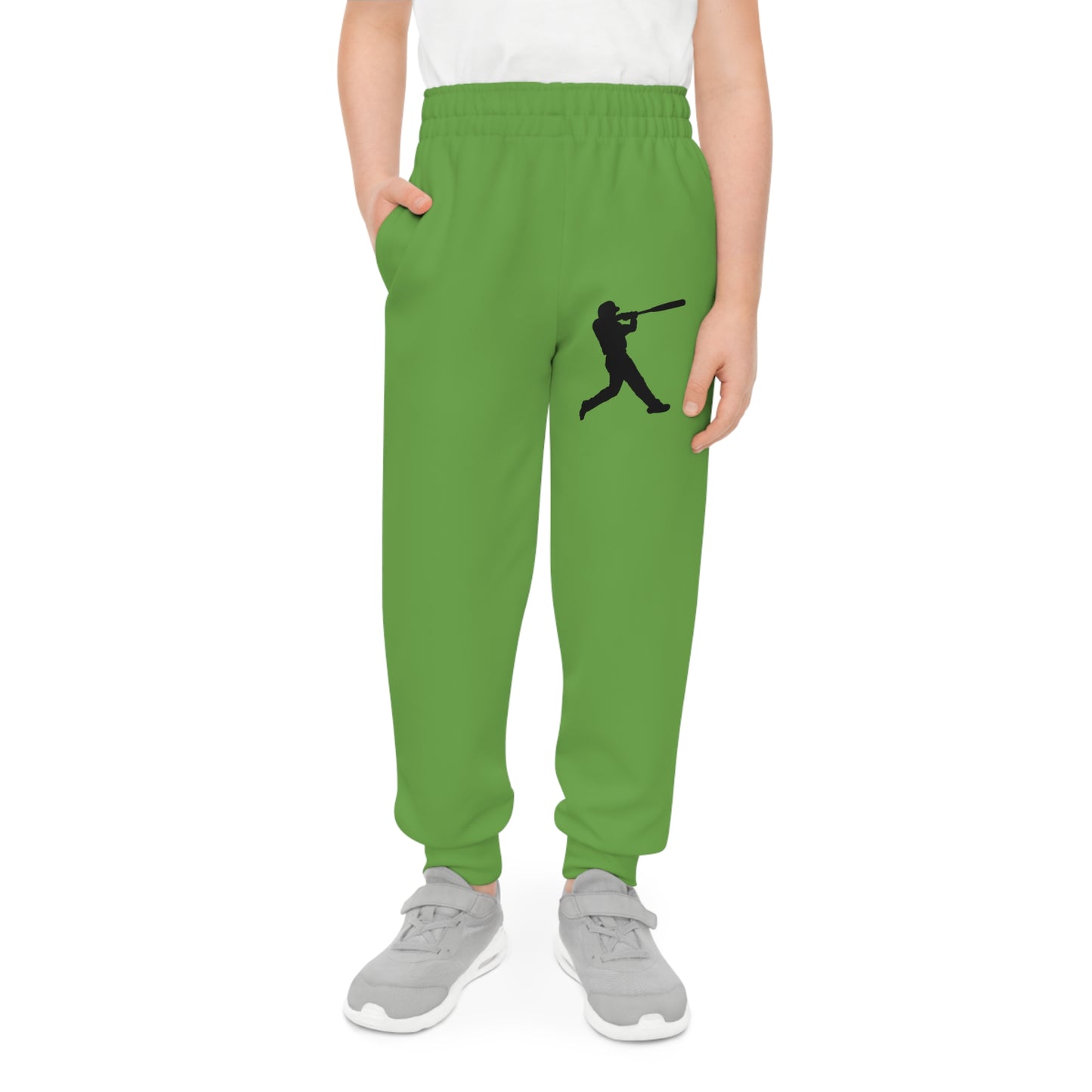 Youth Joggers: Baseball Green