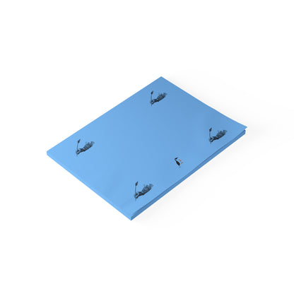 Post-it® Note Pads: Writing Lite Blue