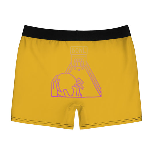 Men's Boxer Briefs: Bowling Yellow