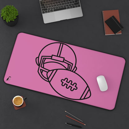 Desk Mat: Football Lite Pink