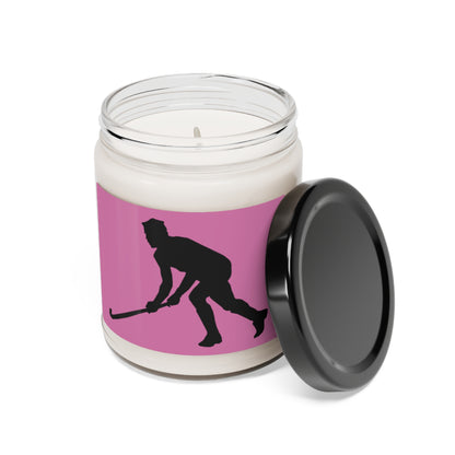 Scented Soy Candle, 9oz: Hockey Lite Pink