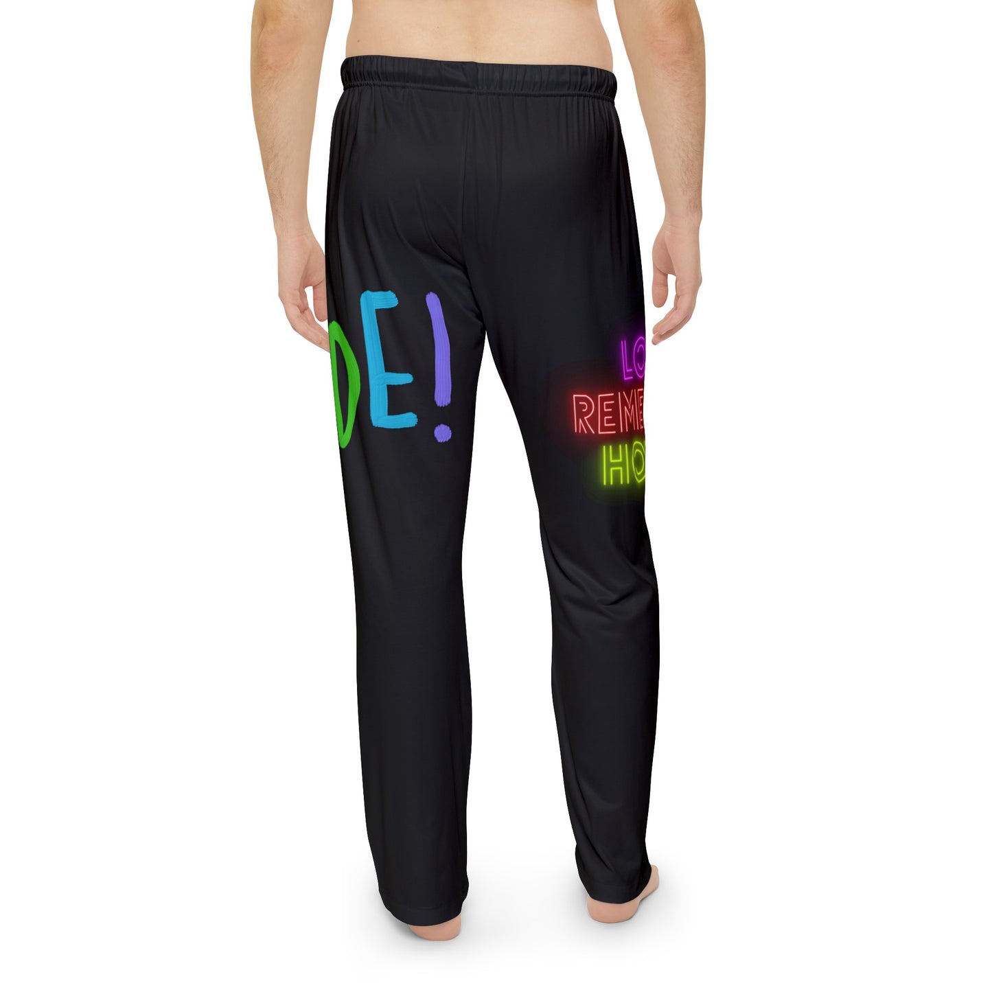 Men's Pajama Pants: LGBTQ Pride Black