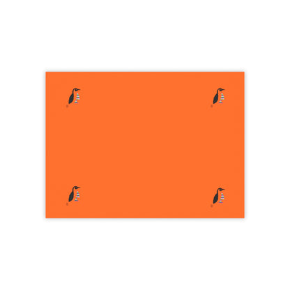 Post-it® Note Pads: Crazy Penguin World Logo Orange