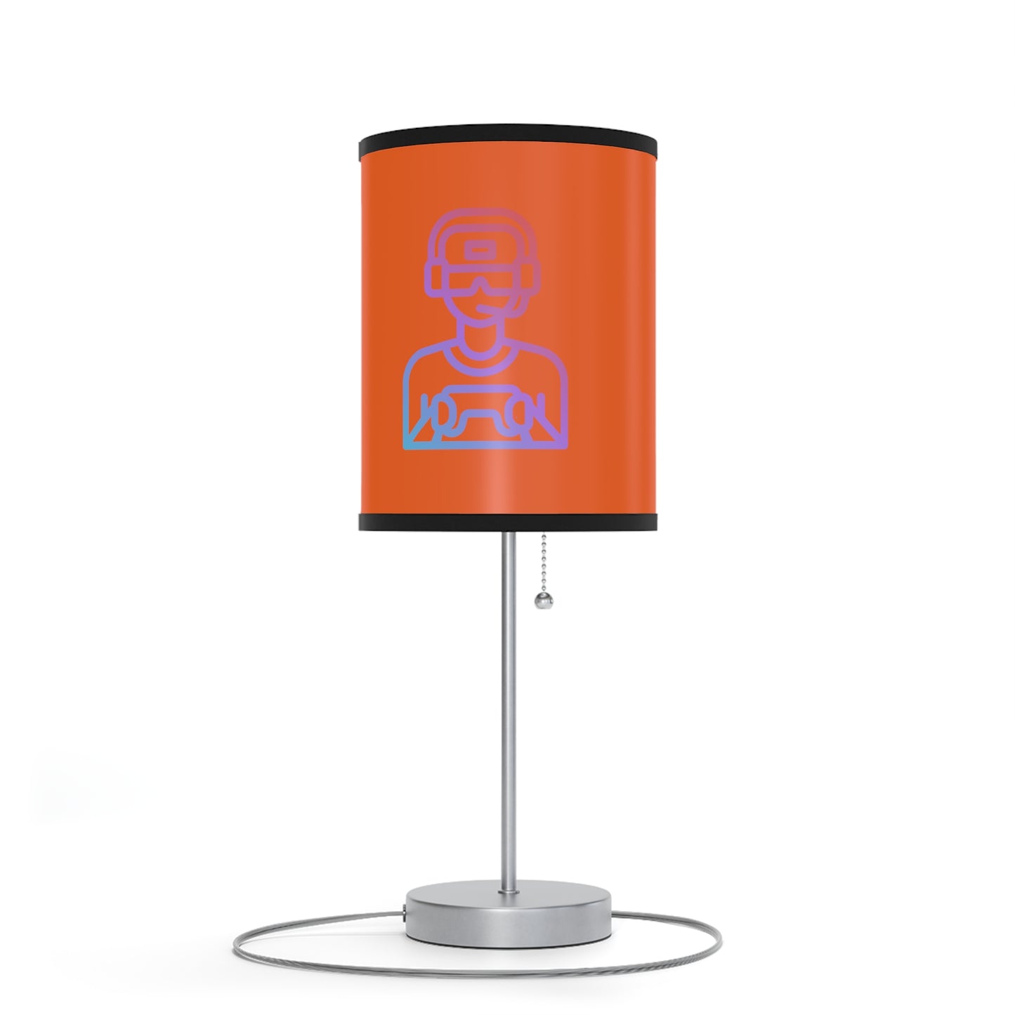 Lamp on a Stand, US|CA plug: Gaming Orange 